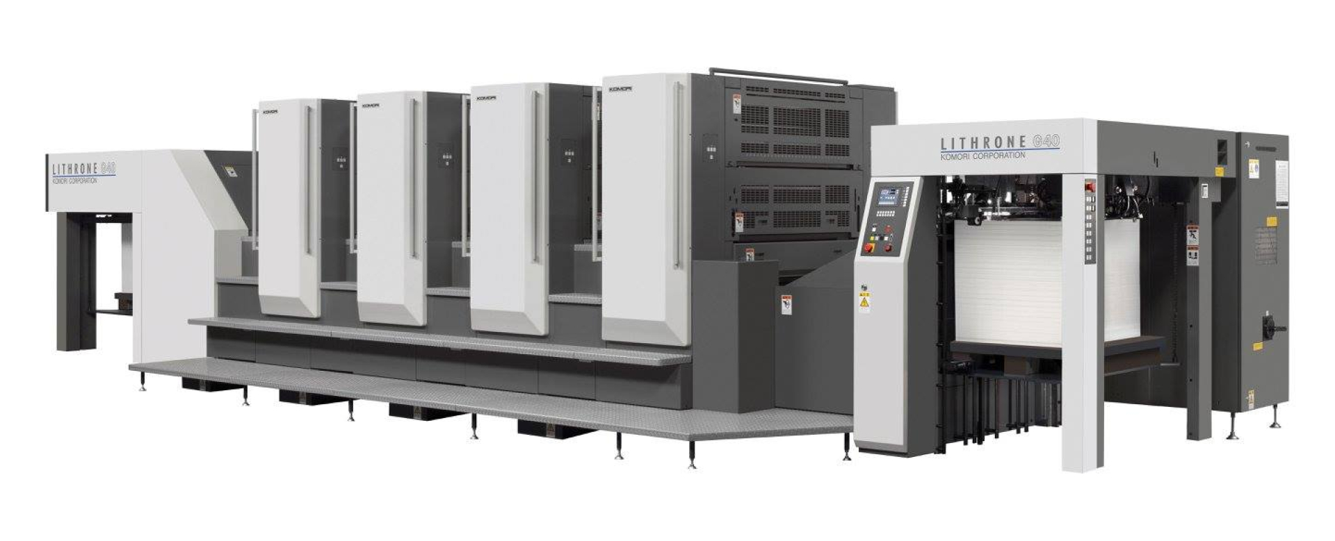 Presse offset Komori - Imprimerie Gutenberg - Annecy